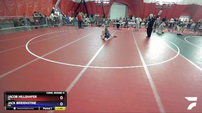 120 lbs Cons. Round 4 - Jacob Hillshafer, WI vs Jack Bridenstine, MN