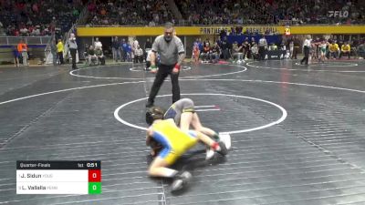 60 lbs Quarterfinal - Jett Sidun, Yough vs Logan Vallalla, Pennridge