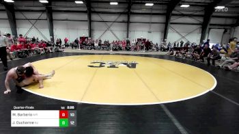 165 lbs Quarterfinal - Mario Barberio, Worcester Polytechnic vs Joshua Ducharme, Norwich