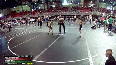 80 lbs Cons. Round 5 - Abel Christensen, Pioneer Wrestling Club vs Kade Thomas, St. Paul