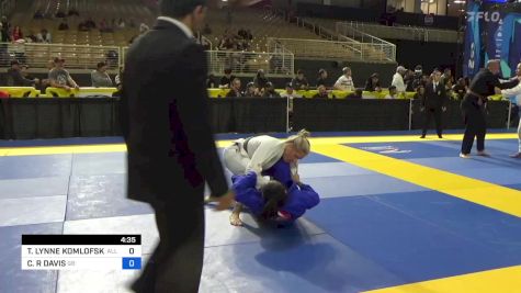 TAWNYA LYNNE KOMLOFSKE vs CYNTHIA R DAVIS 2024 Pan Jiu Jitsu IBJJF Championship