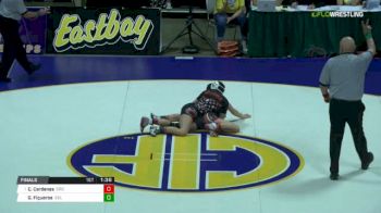 121 lbs Final - Caitlin Cardenas, Corona (SS) vs Gracie Figueroa, Selma (CS)