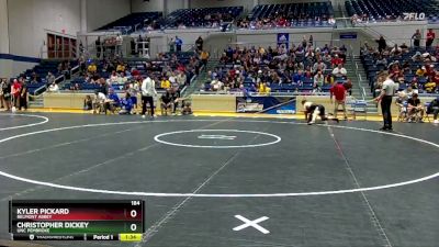 184 lbs Quarterfinal - Kyler Pickard, Belmont Abbey vs Christopher Dickey, UNC Pembroke