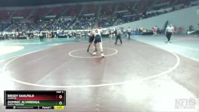 6A-285 lbs Champ. Round 2 - Brody Sahlfeld, Glencoe vs Dominic Alvarenga, North Medford