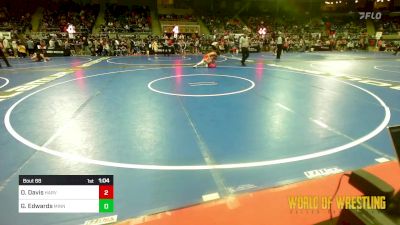 120 lbs Round Of 16 - Otis Davis, Harvey Twisters vs Gavin Edwards, Minnesota Elite