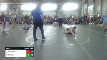 76 lbs Round 3 - Jacob Saunders, TSB vs Wyatt Stauffer, Aggression Legionaries