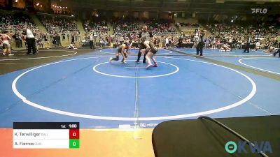 98 lbs Consi Of 4 - Kolten Terwilliger, Salina Wrestling Club vs Azreal Fierros, Clinton Youth Wrestling