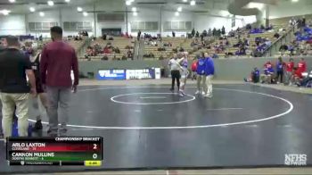 132 lbs Semis & 1st Wb (8 Team) - Arlo Laxton, Cleveland vs Cannon Mullins, Dobyns Bennett