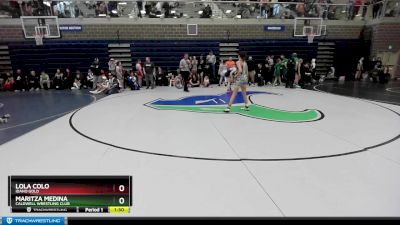 105 lbs Round 1 - Lola Colo, Idaho Gold vs Maritza Medina, Caldwell Wrestling Club