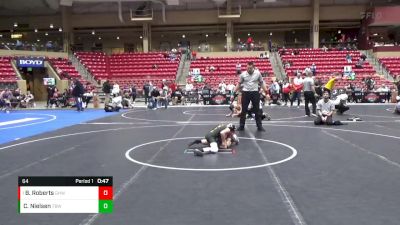 64 lbs Semifinal - Billy Roberts, Greater Heights Wrestling vs Coy Nielsen, The Best Wrestler