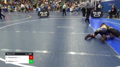 88 lbs Round Of 16 - Thomas Fitzpatrick, New England Gold vs Blaise Wilson, Warrior Ridge