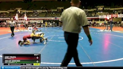 125 lbs Finals (2 Team) - Joey Prata, Oklahoma vs Oscar Sanchez, Ohio University