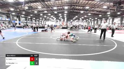 120 lbs Rr Rnd 2 - Sean Cain, All American Wrestling Club vs Sam Snyder, Felix Wrestling Academy Black