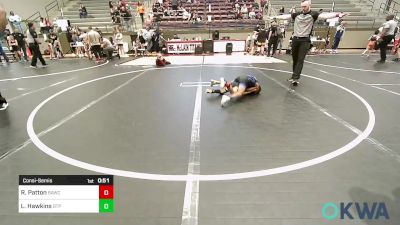 52 lbs Consolation - Rayden Patton, Broken Arrow Wrestling Club vs Lorenzo Hawkins, Tulsa Blue T Panthers