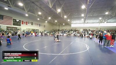 67 lbs Quarterfinal - Benjamin Pelayo, East Idaho Elite vs Ryder Wisniewski, Green River Grapplers