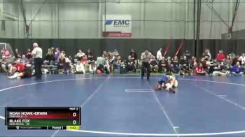 120 lbs Semis & 1st Wrestleback (8 Team) - Blake Fox, Iowa Black vs Noah Howk-Erwin, Iowa Gold