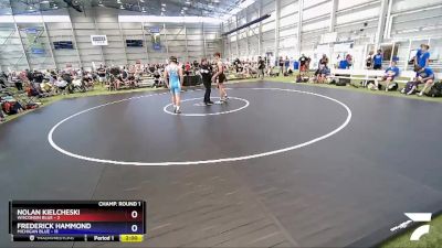 170 lbs Round 1 (16 Team) - Nolan Kielcheski, Wisconsin Blue vs Frederick Hammond, Michigan Blue