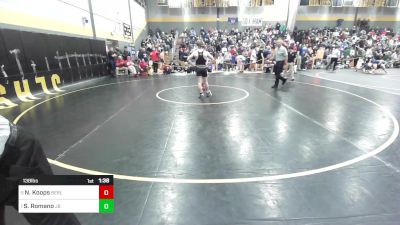 138 lbs Semifinal - Nicholas Koops, Berlin vs Scott Romano, Joel Barlow