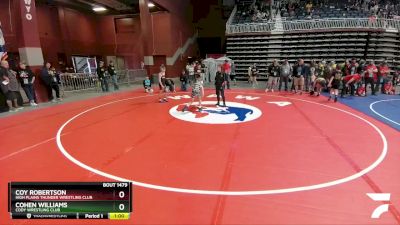 77 lbs Quarterfinal - Cohen Williams, Cody Wrestling Club vs Coy Robertson, High Plains Thunder Wrestling Club