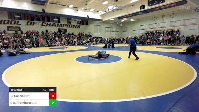 160 lbs Consi Of 16 #2 - Camren Galicia, Fort Lupton (CO) vs Antonio Aramburu, Corona Del Mar