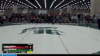 157 lbs Quarters & 1st Wb (16 Team) - Loyd Epperson, Ottawa vs Thade Radosa, Cornerstone