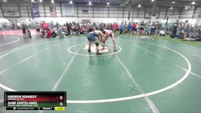 190 lbs Quarterfinal - Andrew Kennedy, Ground Up USA vs Gabe Santillanes, Ocean Lakes Wrestling Club