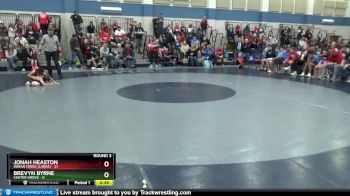63 lbs Round 3 (4 Team) - Brevyn Byrne, Center Grove vs Jonah Heaston, Indian Creek (large)
