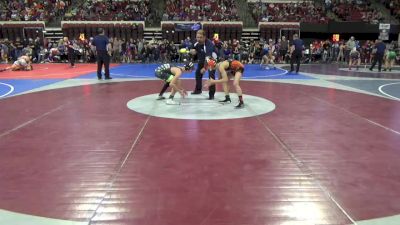 106/113 Round 2 - Connor Melton, Kalispell Wrestling Club vs Wyatt Nicholson, Powell Wrestling Club