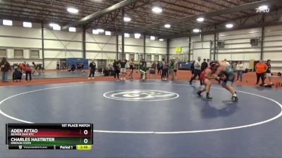 285 lbs 1st Place Match - Aden Attao, Beaver Dam RTC vs Charles Hastriter, Oregon State