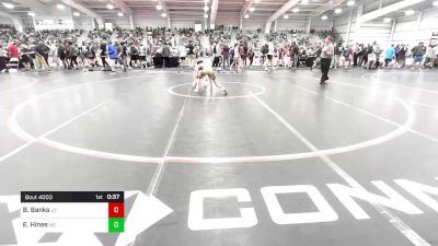 106 lbs Consi Of 32 #2 - Breyton Banks, UT vs Ethan Hines, NC