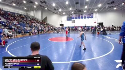 63 lbs Quarterfinal - Colton Oeltjenbruns, Green River Grapplers vs Maxton Haar, Douglas WC