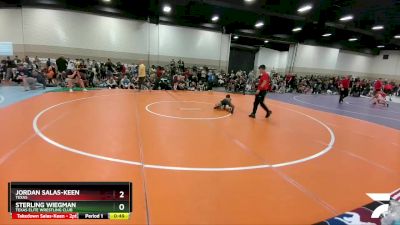 77-80 lbs Round 1 - Sterling Wiegman, Texas Elite Wrestling Club vs Jordan Salas-Keen, Texas