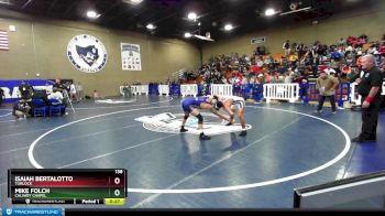 138 lbs 3rd Place Match - Isaiah Bertalotto, Turlock vs Mike Folch, Calvary Chapel