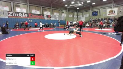 144 lbs Round Of 64 - Frank Solis, Clovis North vs Jason Miller, Clovis East