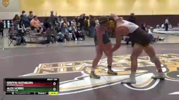 174 lbs Semifinal - Griffin Rathburn, Baldwin Wallace vs Alex Hobbs, Wilmington