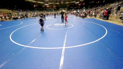 85 lbs Final - CARLEIGH CLARK, BullTrained vs Avery Taylor, Brushy Wrestling Club