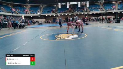 138 lbs Cons. Round 4 - Dominick Girardin, Belvidere North vs Brody Baker, Quincy Senior