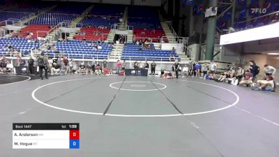 126 lbs Cons 32 #2 - Abram Anderson, Minnesota vs Mathias Hogue, Montana