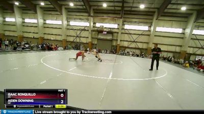 126 lbs Cons. Round 2 - Isaac Ronquillo, CA vs Aiden Downing, MT