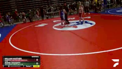 120 lbs Semifinal - William Huether, Moorcroft Mat Masters Wrestling Club vs Romin Doughty, Team Braves Wrestling Club