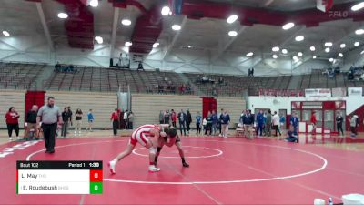 152 lbs 1st Place Match - Evan Roudebush, Bloomington South vs Luke May, Terre Haute South