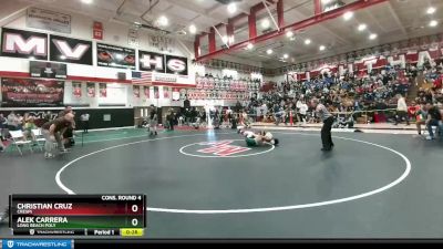 132 lbs Cons. Round 4 - Christian Cruz, Crespi vs Alek Carrera, Long Beach Poly