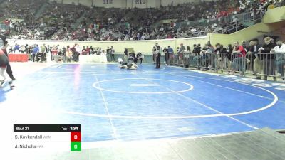 123 lbs Round Of 128 - Sammy Kuykendall, Weatherford vs Jacob Nicholls, HURRICANE WRESTLING ACADEMY