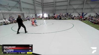 100 lbs Placement Matches (16 Team) - Ryan Hirchert, Team Idaho vs Eli Flowers, Georgia BLACK