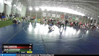 77 lbs Cons. Round 4 - Colin Lewandowski, Black Fox Wrestling Academy vs Ford Thornton, Wasatch Wrestling Club