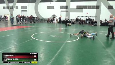 75 lbs Quarterfinal - Liam Ditello, HIBR vs Phoenix Russo, SEHS