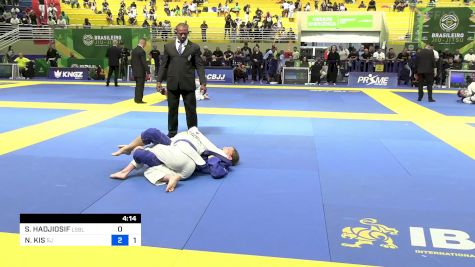 SOFIA HADJIOSIF vs NIKOLETT KIS 2024 Brasileiro Jiu-Jitsu IBJJF