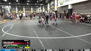 135 lbs Round 2 (4 Team) - Vala Pollock, Badger Girls vs Stephany Barrera, SOTM