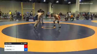 79 kg Consolation - Michael Kordek, Panther Wrestling Club RTC vs Jordan Bushey, Burg Training Center