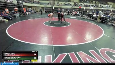 182 lbs Round 3 (4 Team) - Brennan Houser, Mahomet-Seymour vs Nate Sarfo, Marian Central Catholic